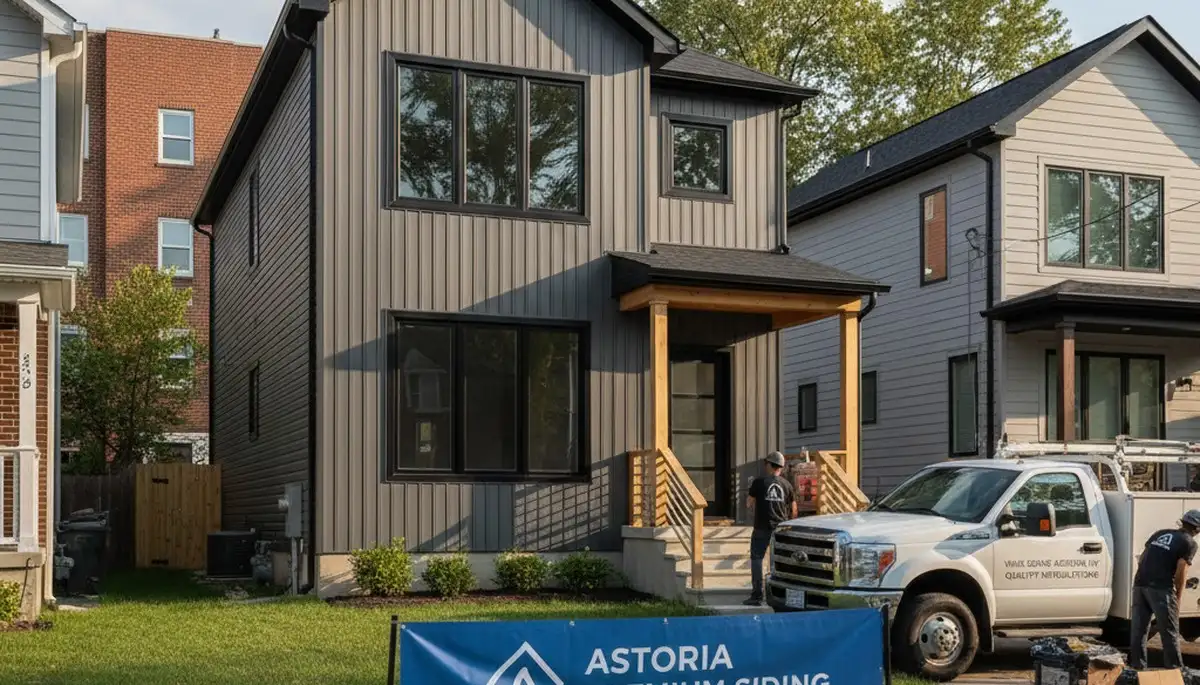 Professional vinyl siding installation on Brooklyn NY home exterior sidingbrooklynny.com