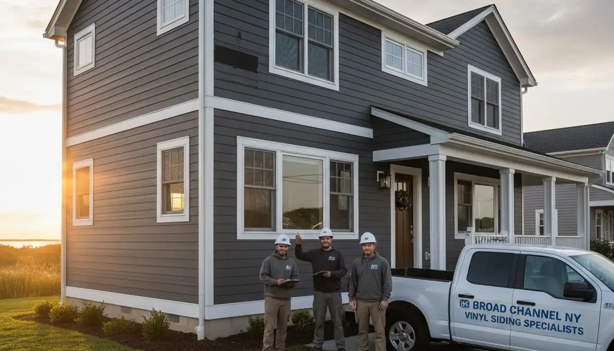 Vinyl siding installation by professional contractors in Brooklyn, NY homes and buildings