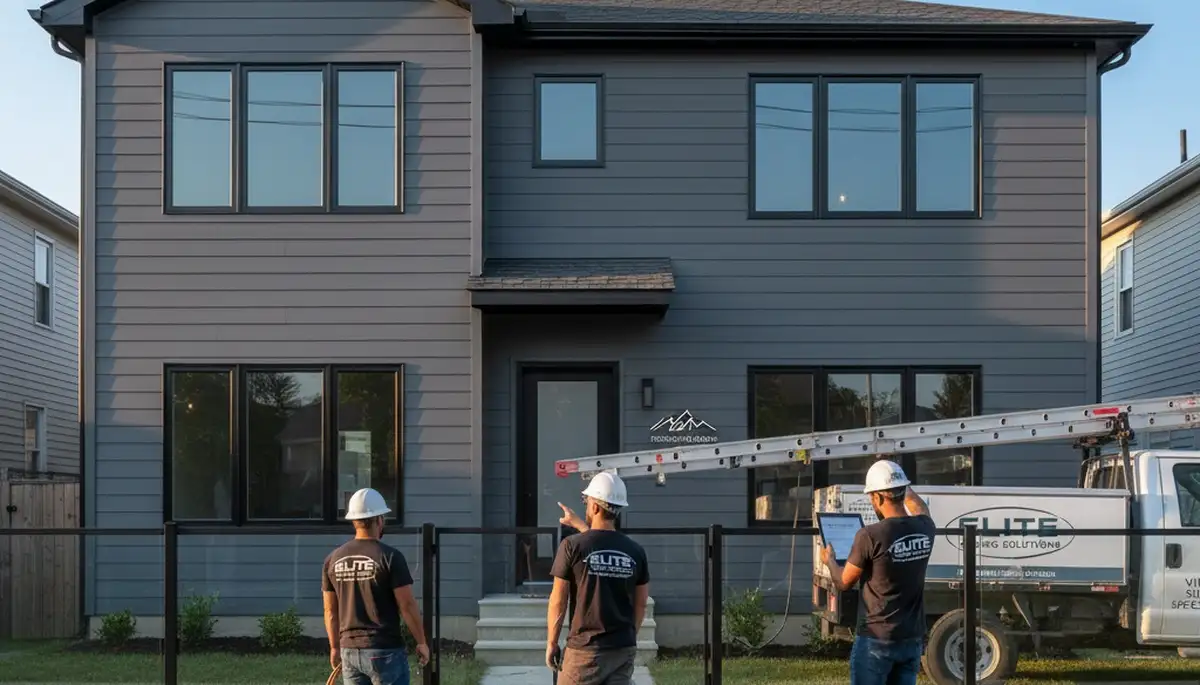 Professional vinyl siding installation on a Brooklyn NY home exterior by local siding experts