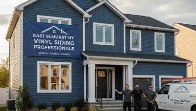 Professional vinyl siding installation on home exterior in Brooklyn, NY