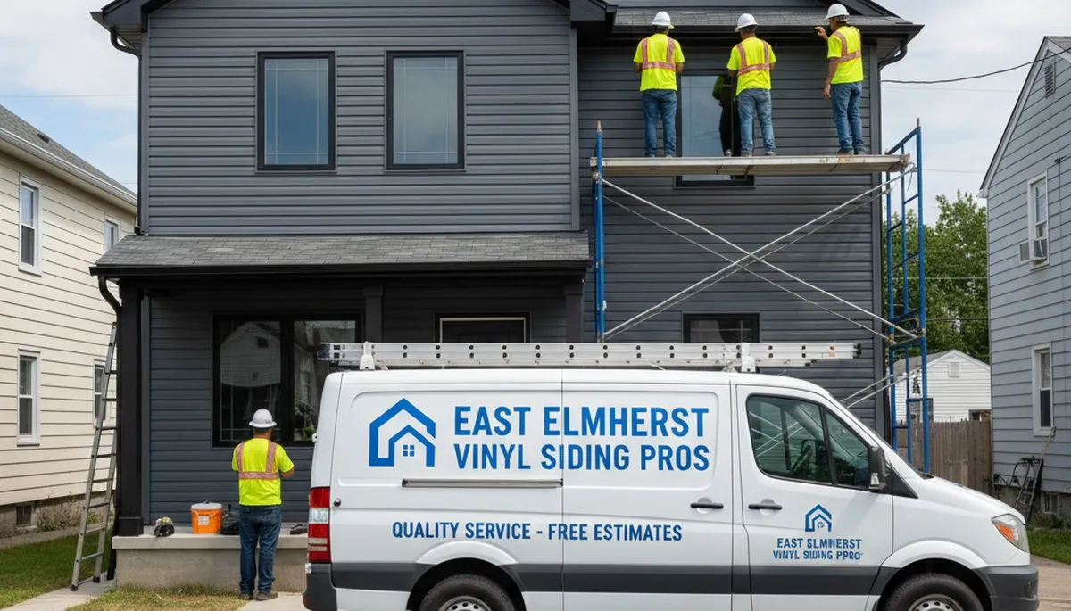 Professional vinyl siding installation on a Brooklyn NY home exterior by local siding experts