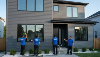 Professional vinyl siding installation on a Brooklyn NY home exterior by local siding contractors