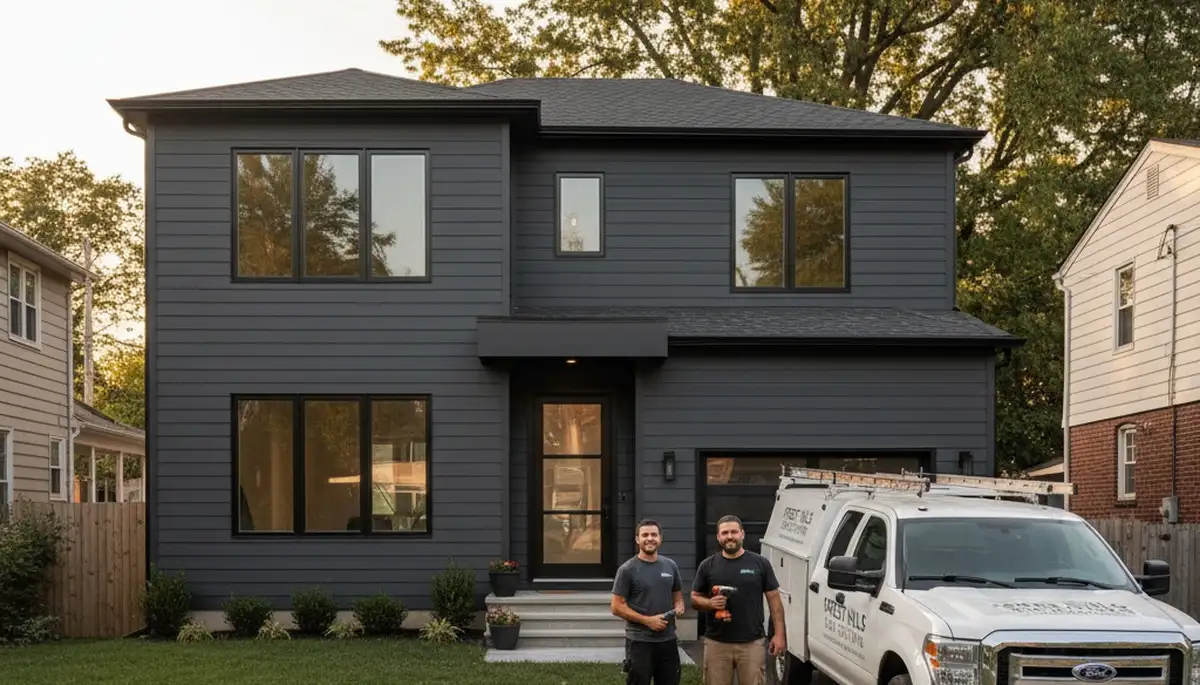 Professional vinyl siding installation on residential home exterior in Brooklyn, NY