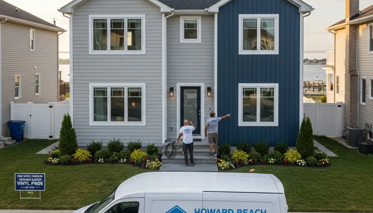 Professional vinyl siding installation on Brooklyn NY home exterior by sidingbrooklynny.com