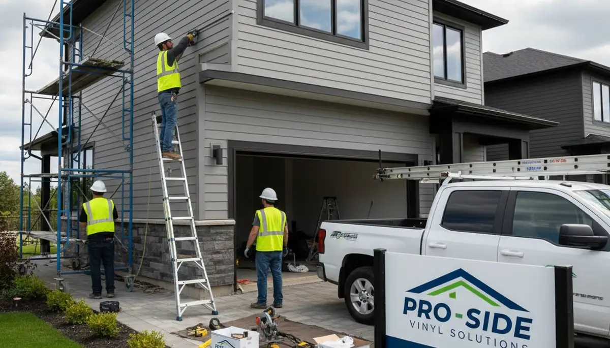 Professional vinyl siding installation on home exterior in Brooklyn, NY by Next Level Exteriors