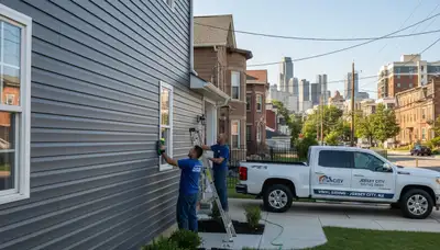 Vinyl siding installation by professional contractors in Brooklyn, NY homes