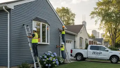 Professional vinyl siding installation on Brooklyn NY home exterior